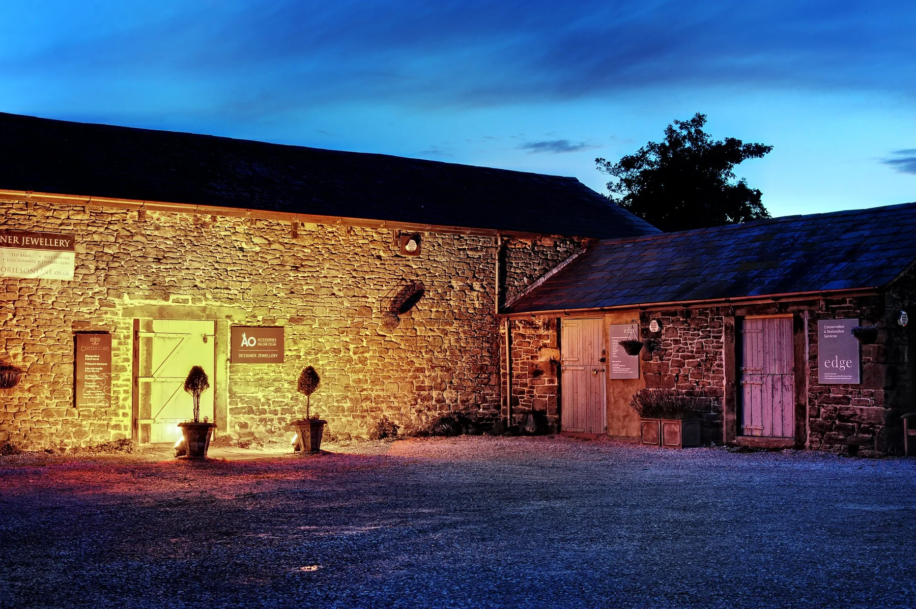 The working interior of The Well Barn workshop